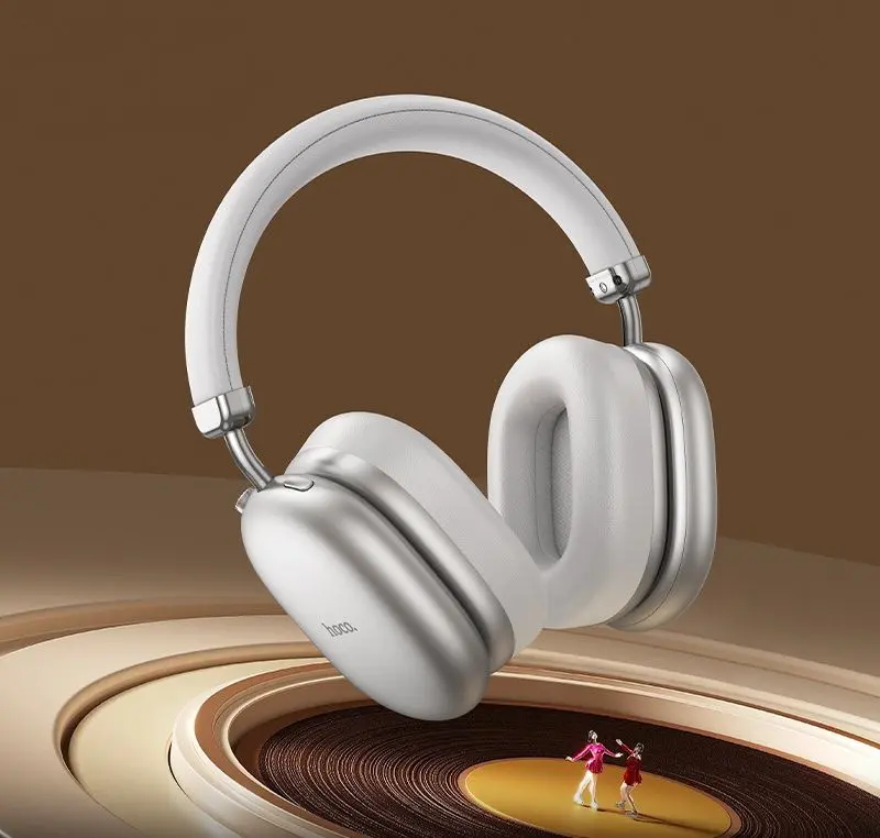 Casti fara fir Hoco W35 Max Auspicious (Silver)