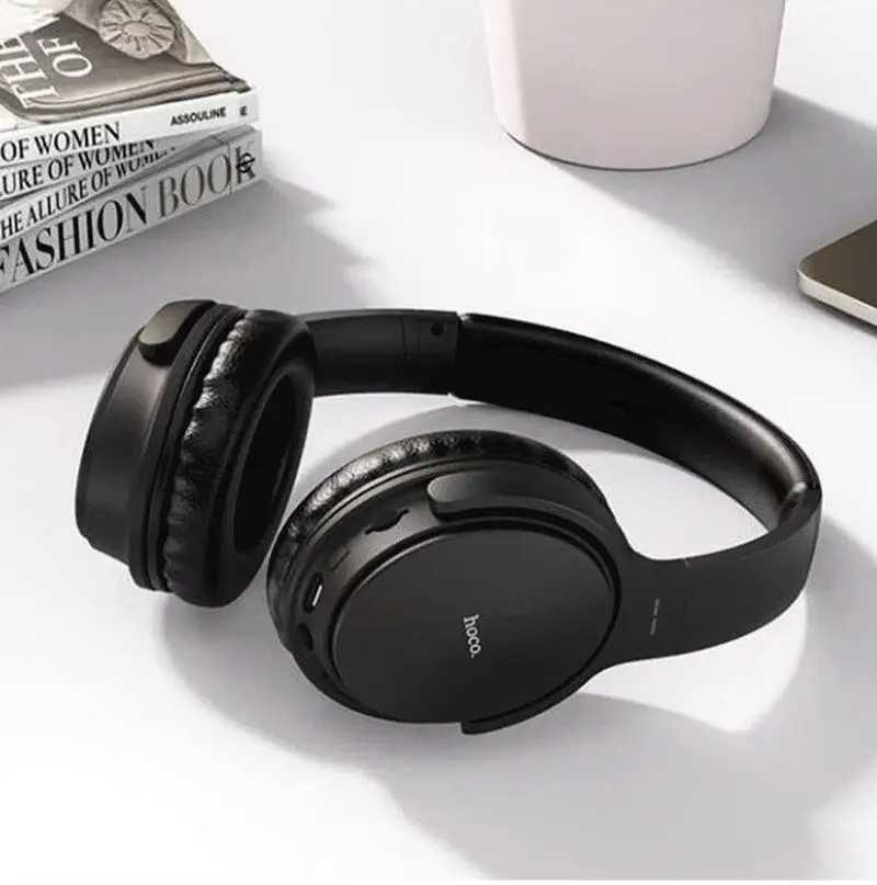 Casti fara fir Hoco W40 (Black)