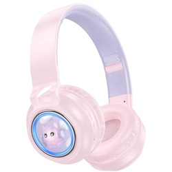 Casti fara fir Hoco W50 Cute Fun (Pink) Thumb