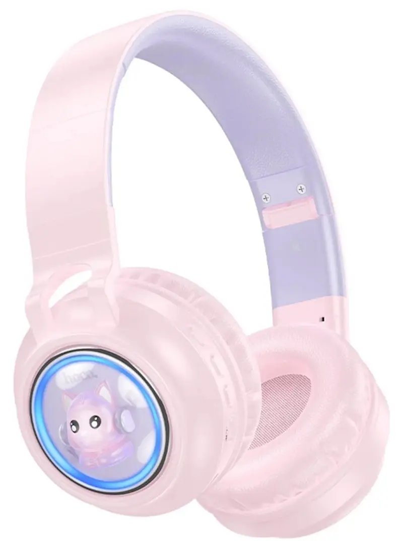Casti fara fir Hoco W50 Cute Fun (Pink) - 3