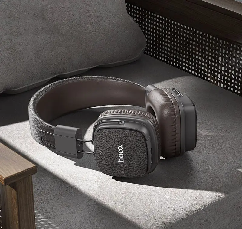 Casti fara fir Hoco W56 Earl (Brown)