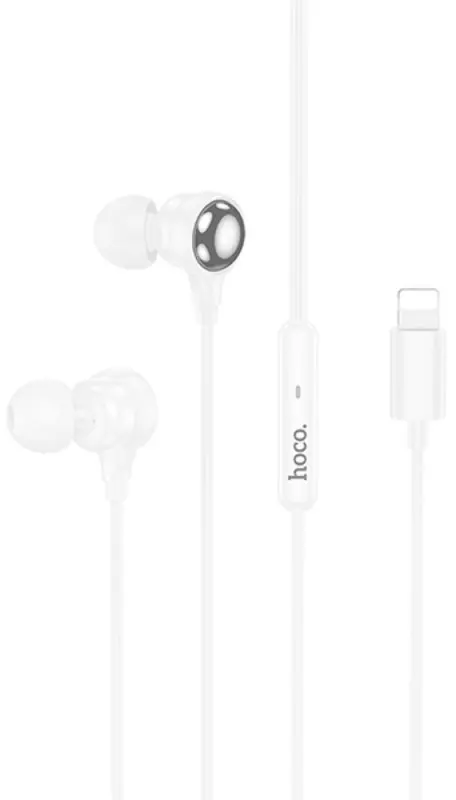 Casti Hoco M116 Lightning (White)