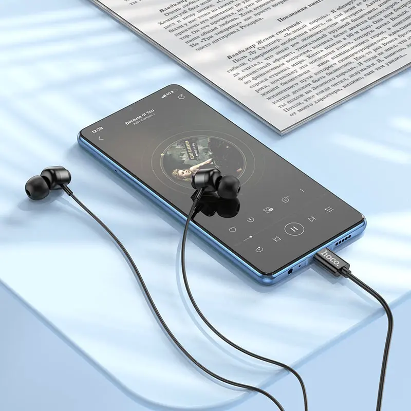 Наушники Hoco M122 Power Type-C (Black)