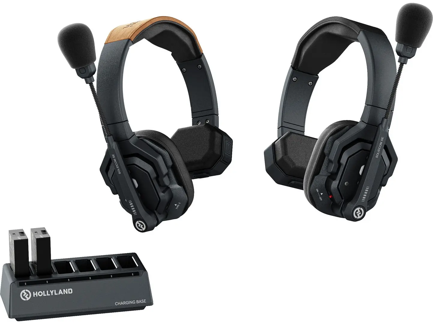 Set de casti Hollyland Solidcom SE - 2S (Black)