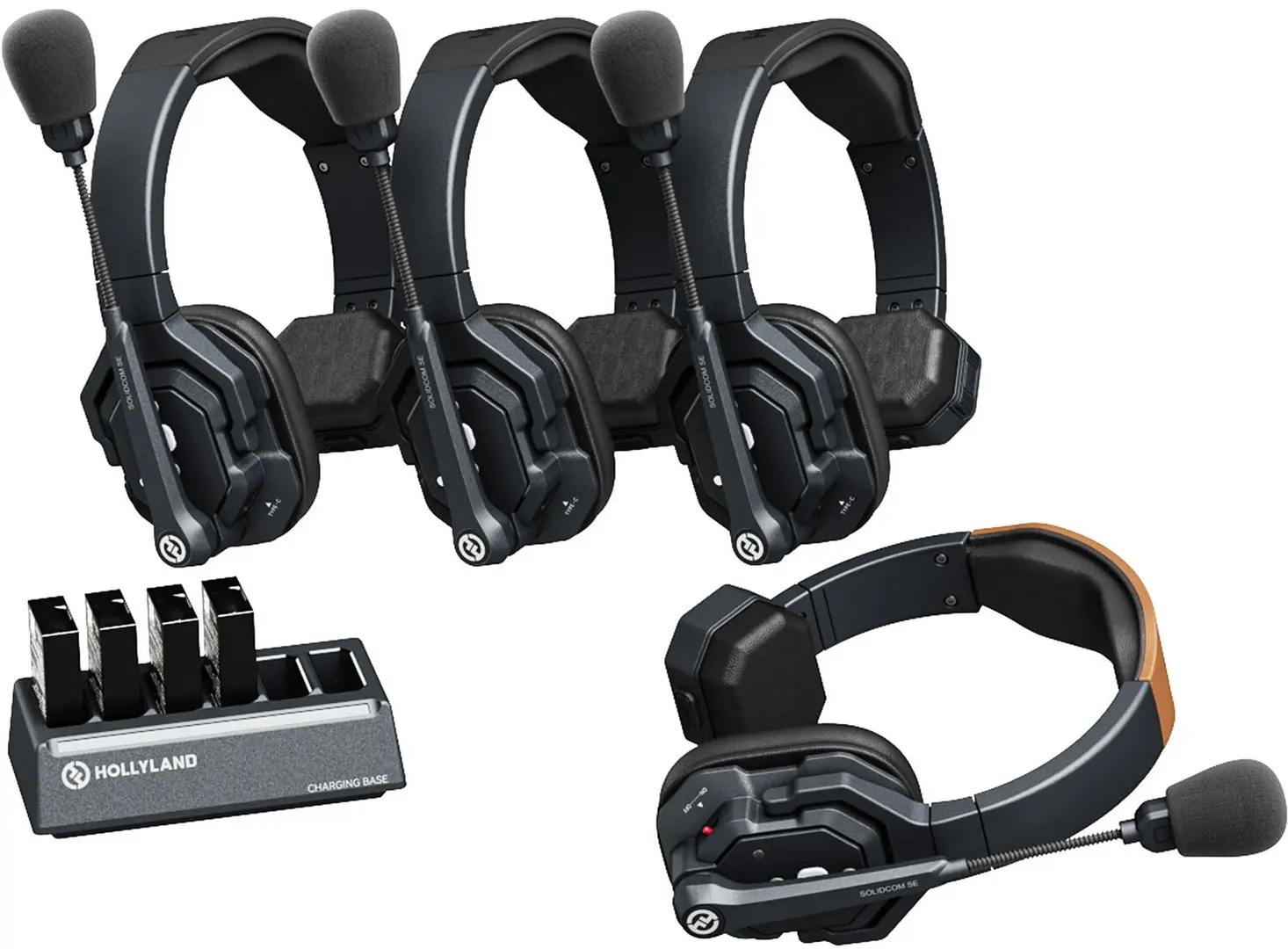 Set de casti Hollyland Solidcom SE - 4S (Black)