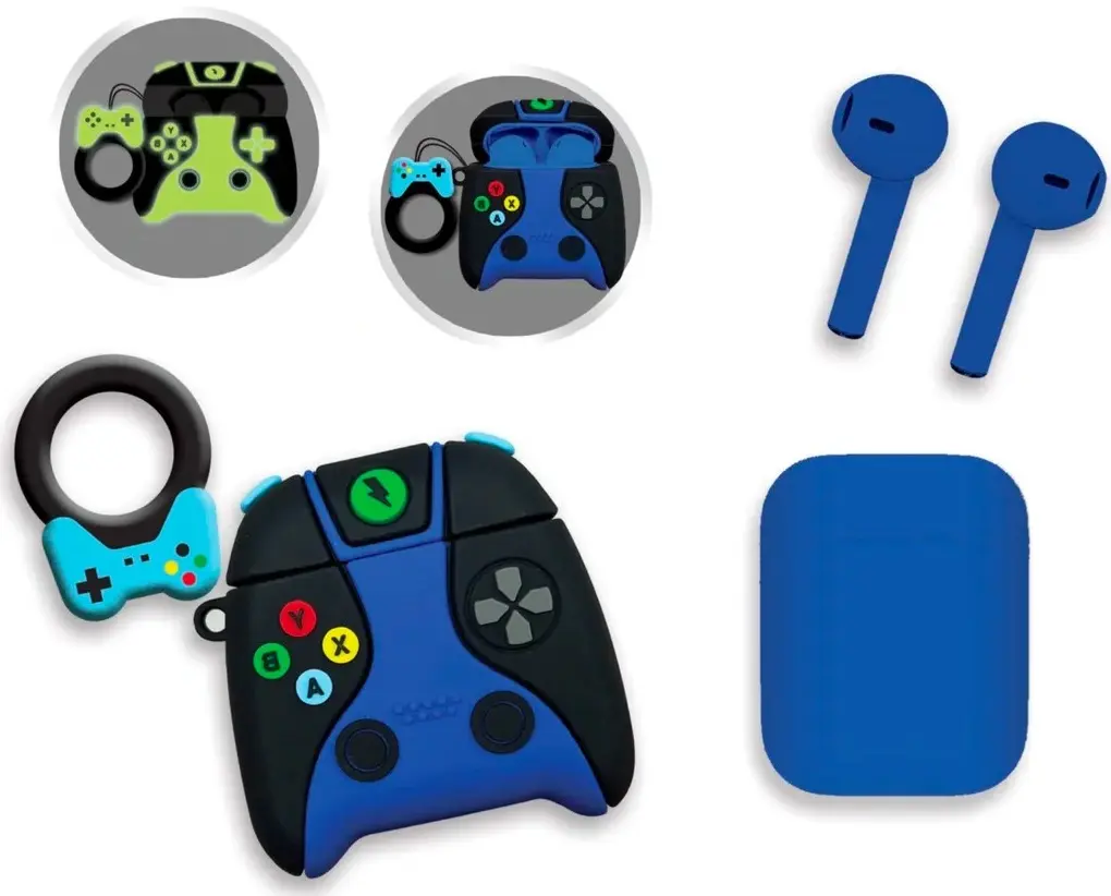 Беспроводные наушники Hot Focus Gaming Beats (Blue) - 3