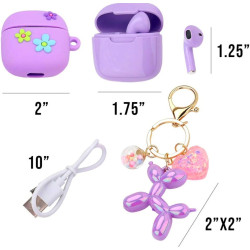 Беспроводные наушники Hot Focus Vibe Buds (Violet) Thumb