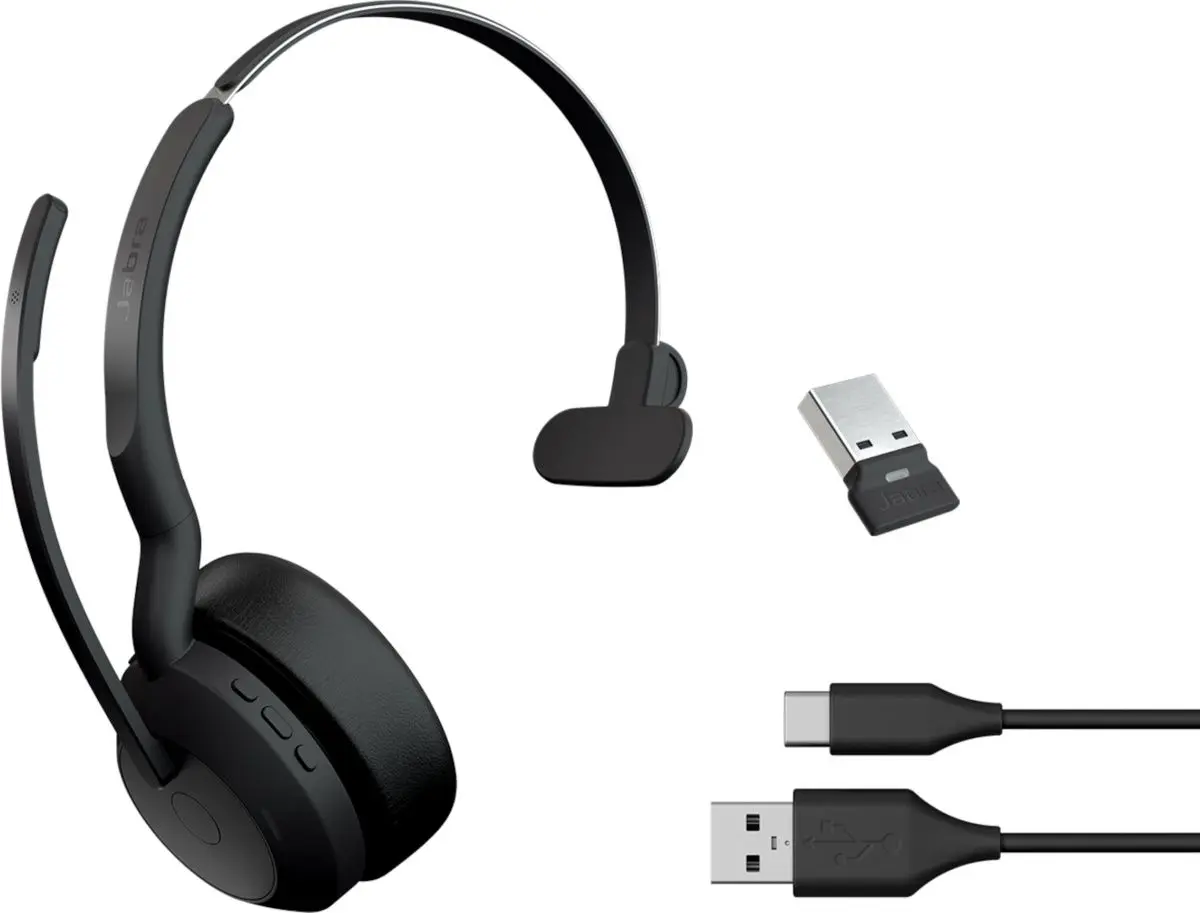 Casca mono fara fir Jabra Evolve2 55 JA 25599-889-999 (Black)