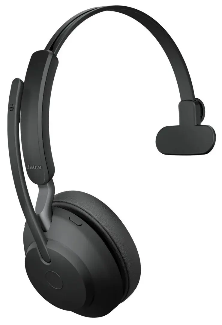 Беспроводная моногарнитура Jabra Evolve2 65 USB-A UC Mono Charging Stand (Black)