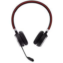 Беспроводные наушники Jabra Evolve 65 SE UC Stereo (Black/Red) Thumb