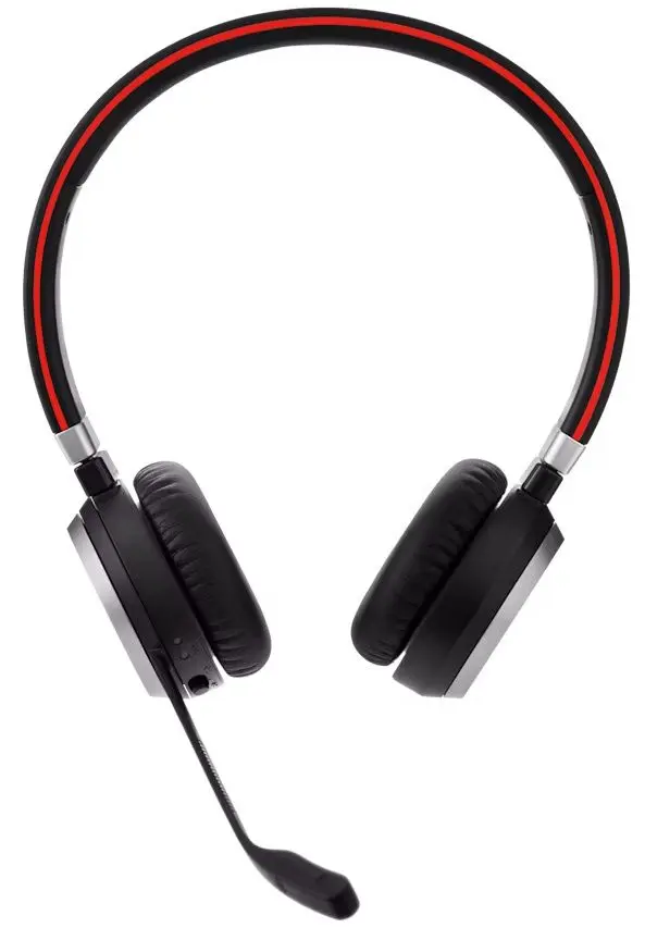 Беспроводные наушники Jabra Evolve 65 SE UC Stereo (Black/Red)