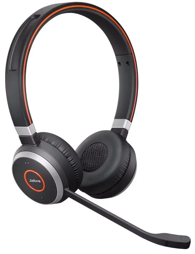 Беспроводные наушники Jabra Evolve 65 SE UC Stereo (Black/Red)