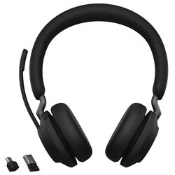 Casti fara fir Jabra Evolve2 65 USB-C MS Teams Stereo Charging Stand (Black) Thumb