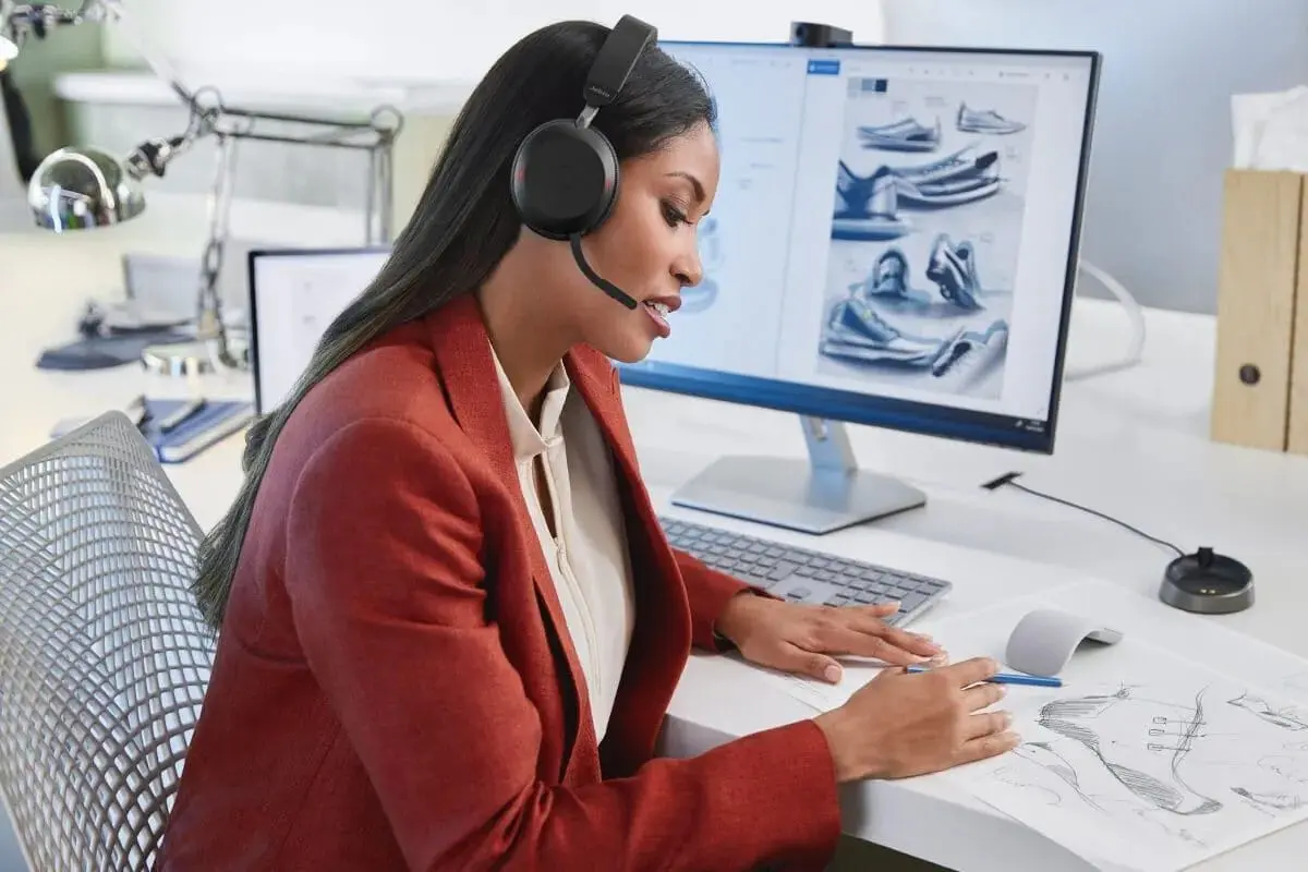 Casti fara fir Jabra Evolve2 75 JA 27599-999-899 (Black)