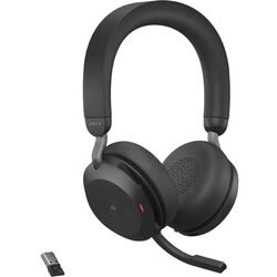 Casti fara fir Jabra Evolve2 75 USB-A MS Teams (Black)