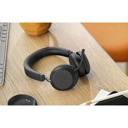 Casti fara fir Jabra Evolve2 75 USB-A MS Teams (Black) Thumb