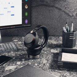 Casti fara fir Jabra Evolve2 85 USB-C MS Teams Stereo Charging Stand (Black) Thumb