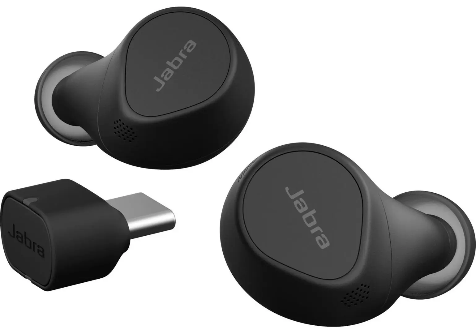 Casti fara fir Jabra Evolve2 Buds USB-A MS (Black)