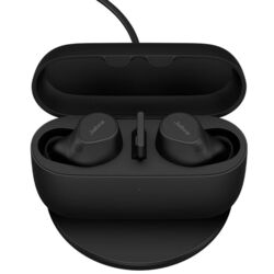 Casti fara fir Jabra Evolve2 Buds USB-C MS Wireless Charging Pad (Black)