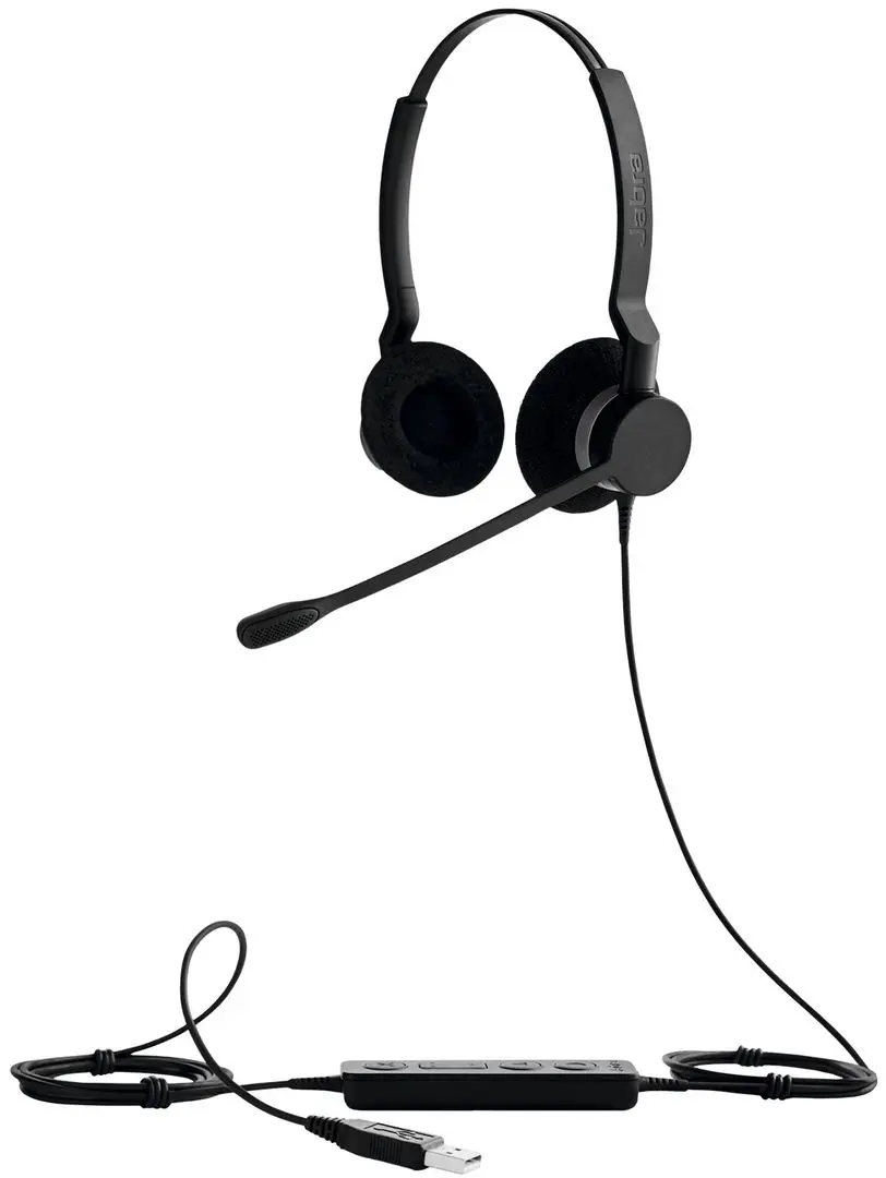 Наушники Jabra Biz 2300 Duo USB-A (Black)