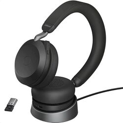 Наушники Jabra Evovle2 75 USB-C UC Charging Stand (Black) Thumb