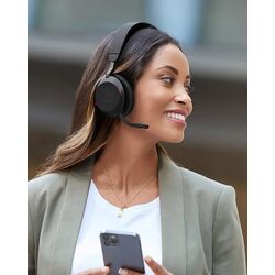 Наушники Jabra Evovle2 75 USB-C UC Charging Stand (Black) Thumb