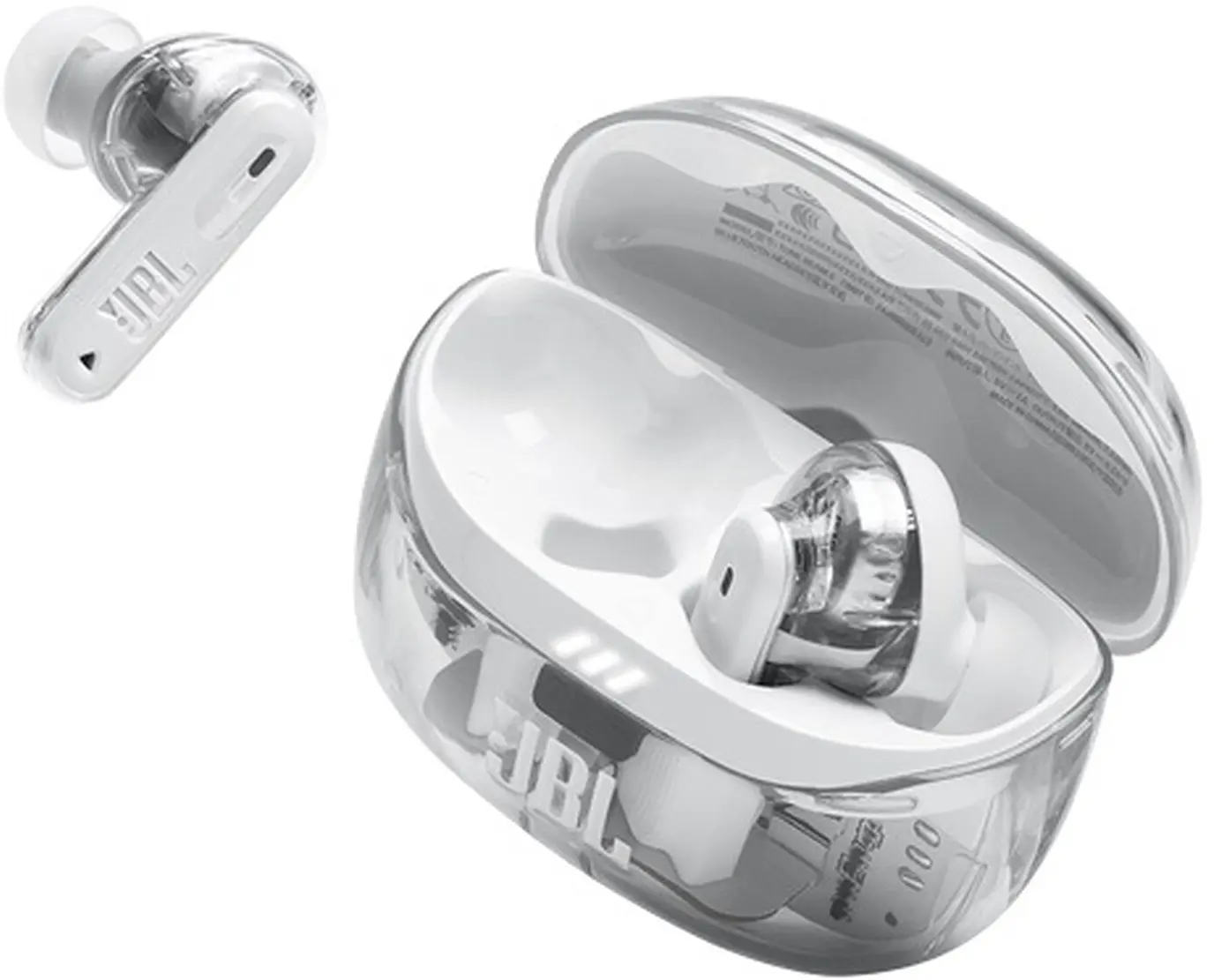 Casti fara fir JBL Tune Beam 2 Ghost Edition (White)