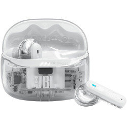 Casti fara fir JBL Tune Beam 2 Ghost Edition (White)