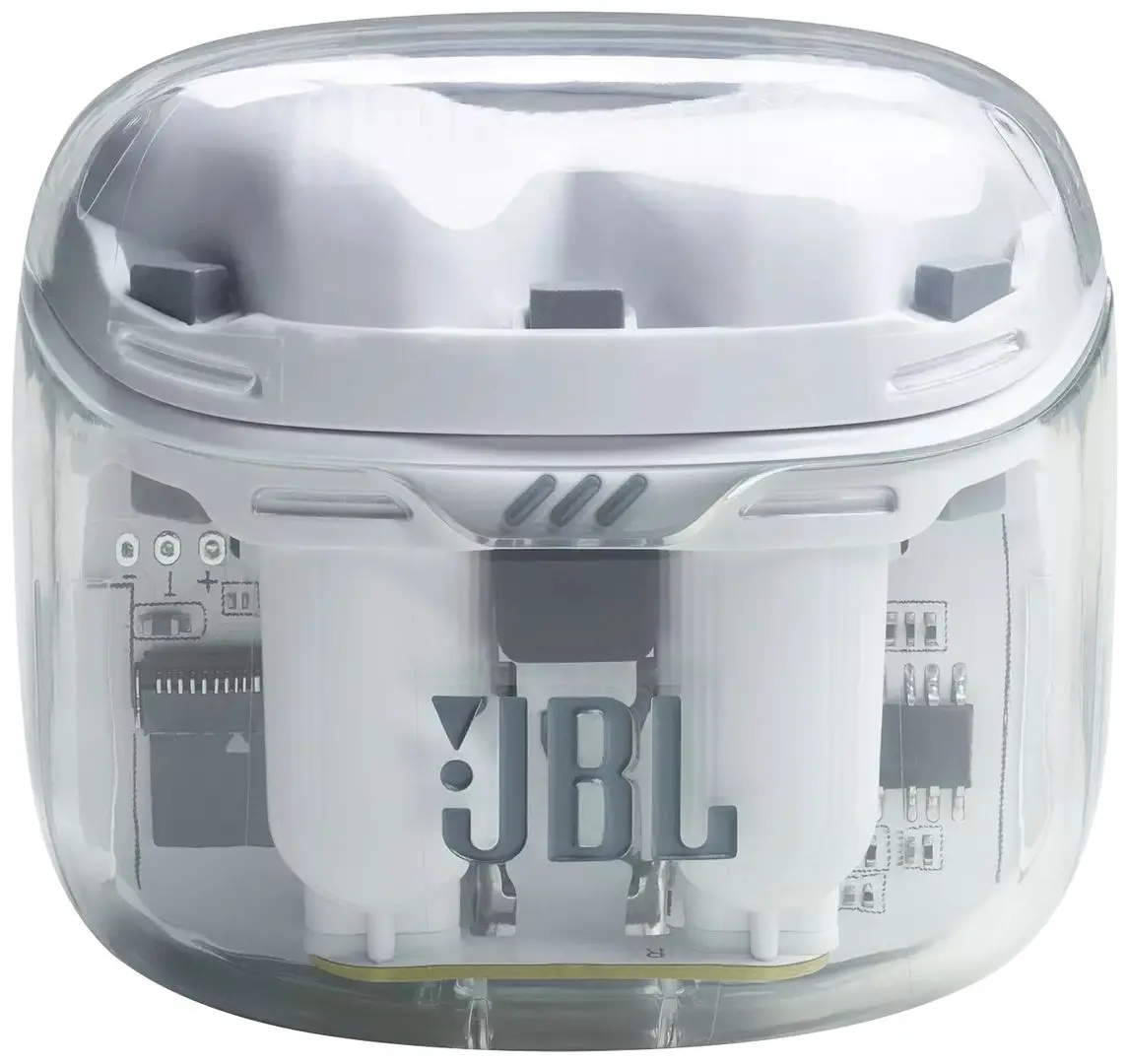 Casti fara fir JBL Tune Flex (White Ghost)