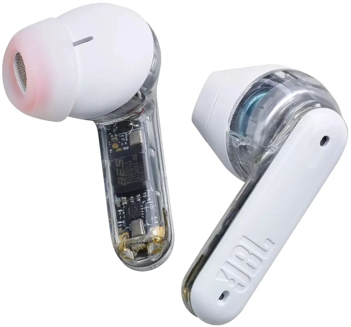 Casti fara fir JBL Tune Flex (White Ghost)