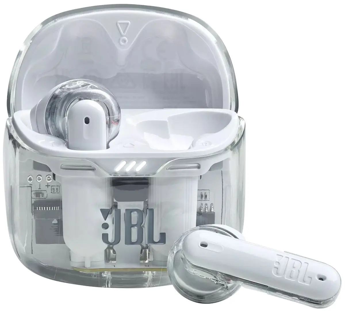 Casti fara fir JBL Tune Flex (White Ghost)