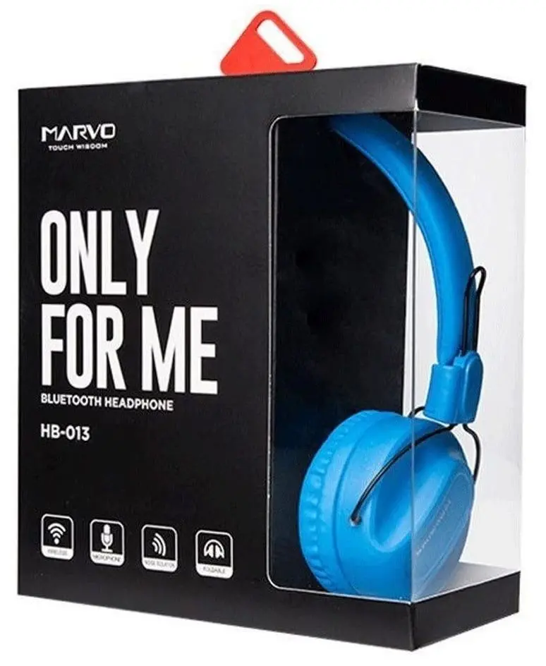 Casti fara fir Marvo HB-013BL (Blue)
