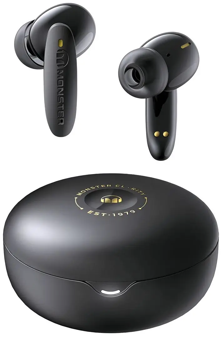 Casti fara fir Monster Clarity 108 AirLinks (Black) - 2