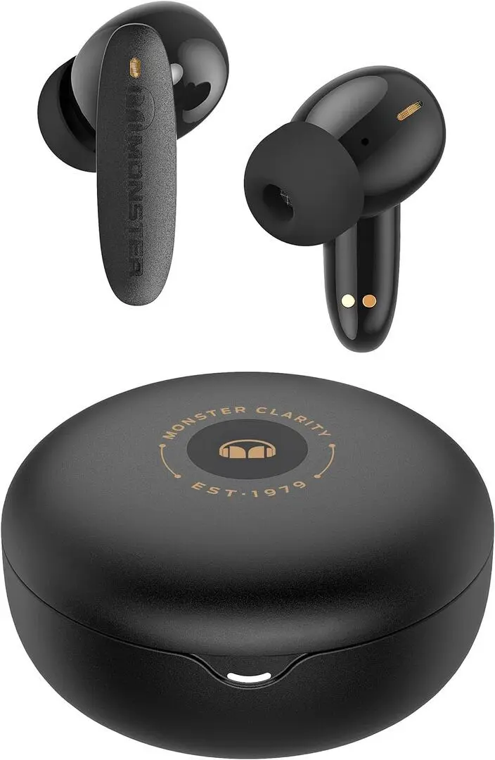 Casti fara fir Monster Clarity 108 AirLinks (Black)