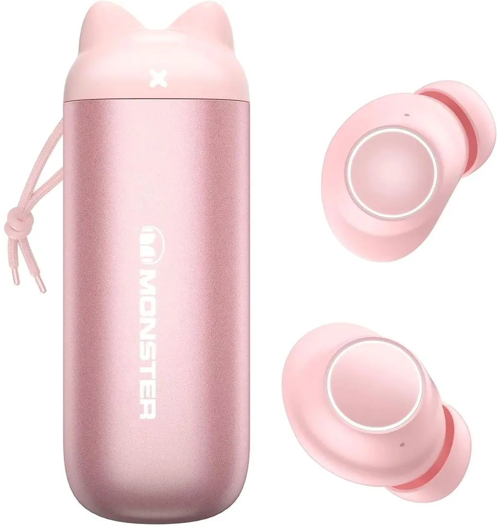Casti fara fir Monster Melody (Pink)