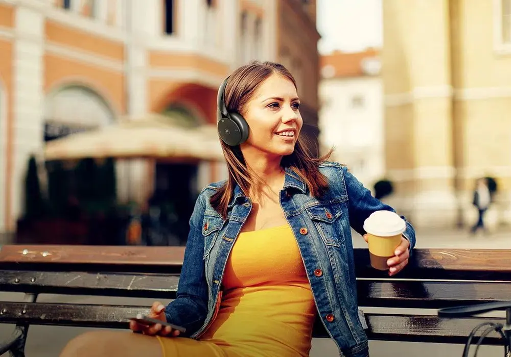 Casti fara fir Motorola Moto XT500 (Jet Black)