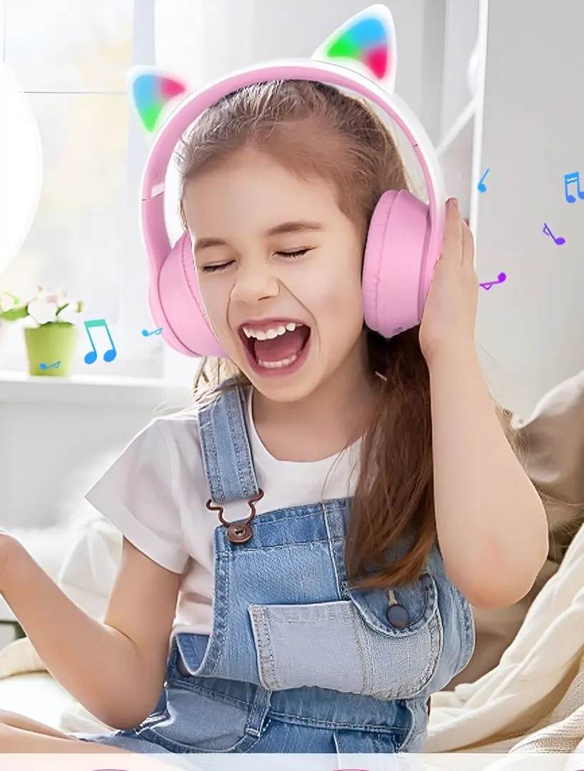 Casti fara fir Musen Princess AKZ-Z66 (Pink)