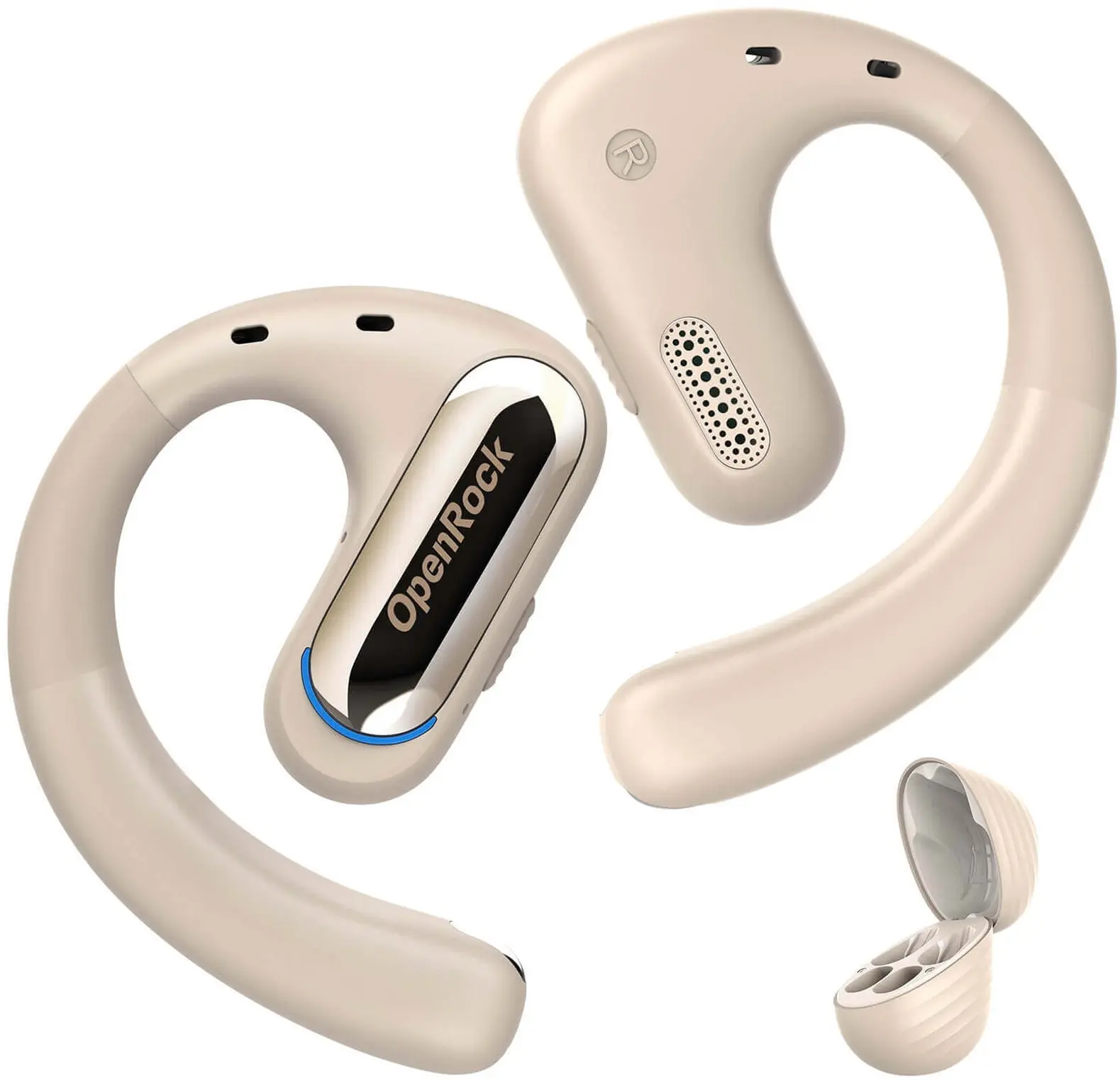 Беспроводные наушники OneOdio Open Rock Pro (Beige) - 3