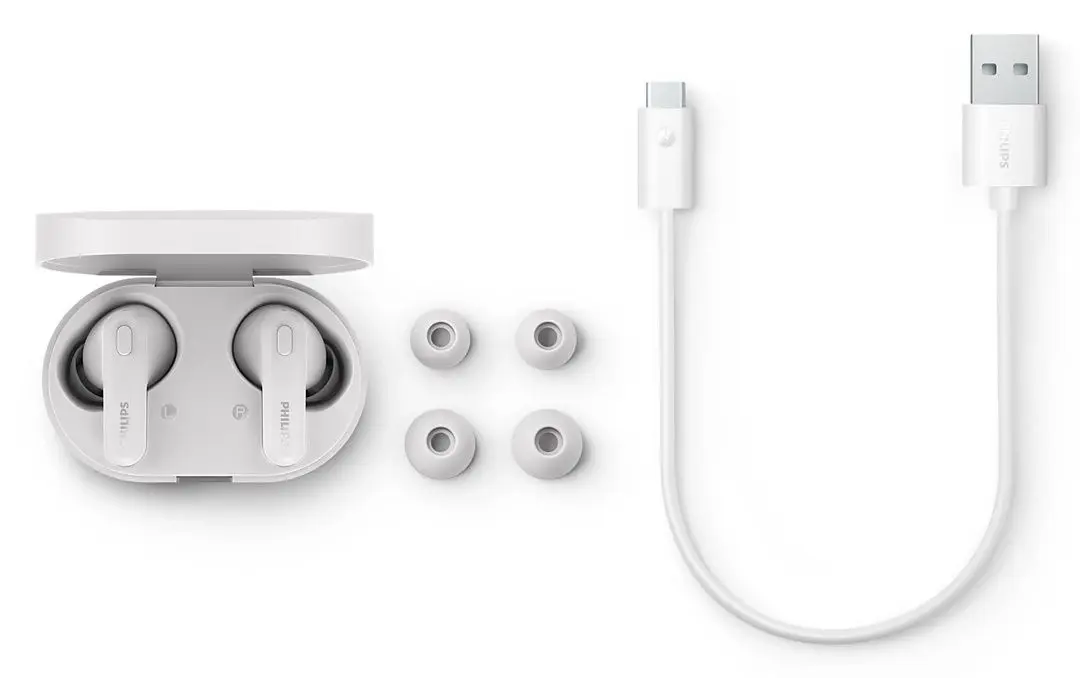 Casti fara fir Philips TAT1108WT/00 (White)