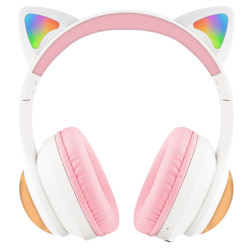 Беспроводные наушники Proove Kids LumiCat (White/Pink) Thumb