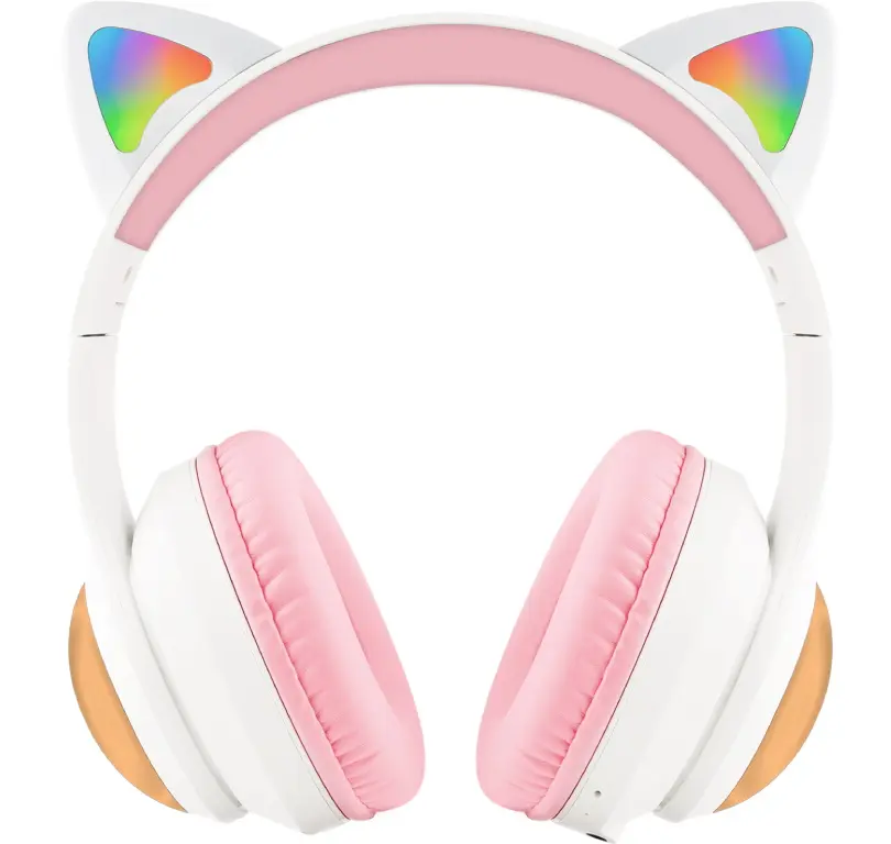 Беспроводные наушники Proove Kids LumiCat (White/Pink) - 3