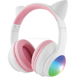 Беспроводные наушники Proove Kids LumiCat (White/Pink)