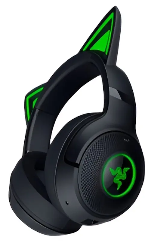Беспроводные наушники Razer Quartz Edition Kraken Kitty V2 (Black) - 4