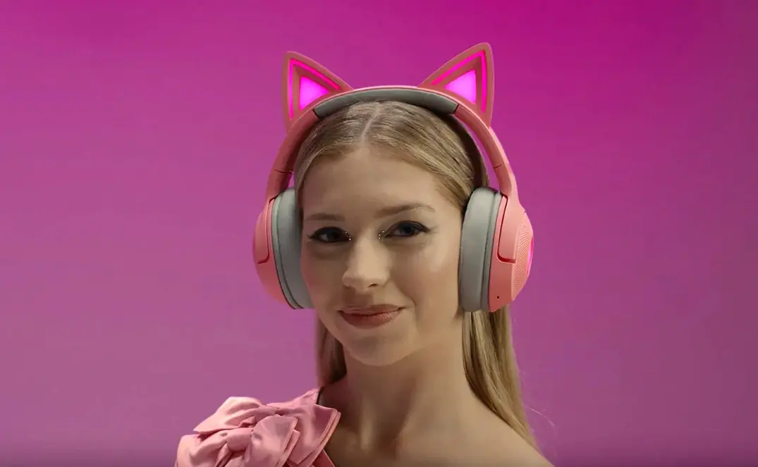 Casti Razer Kraken Kitty V2 BT Quartz (Pink)