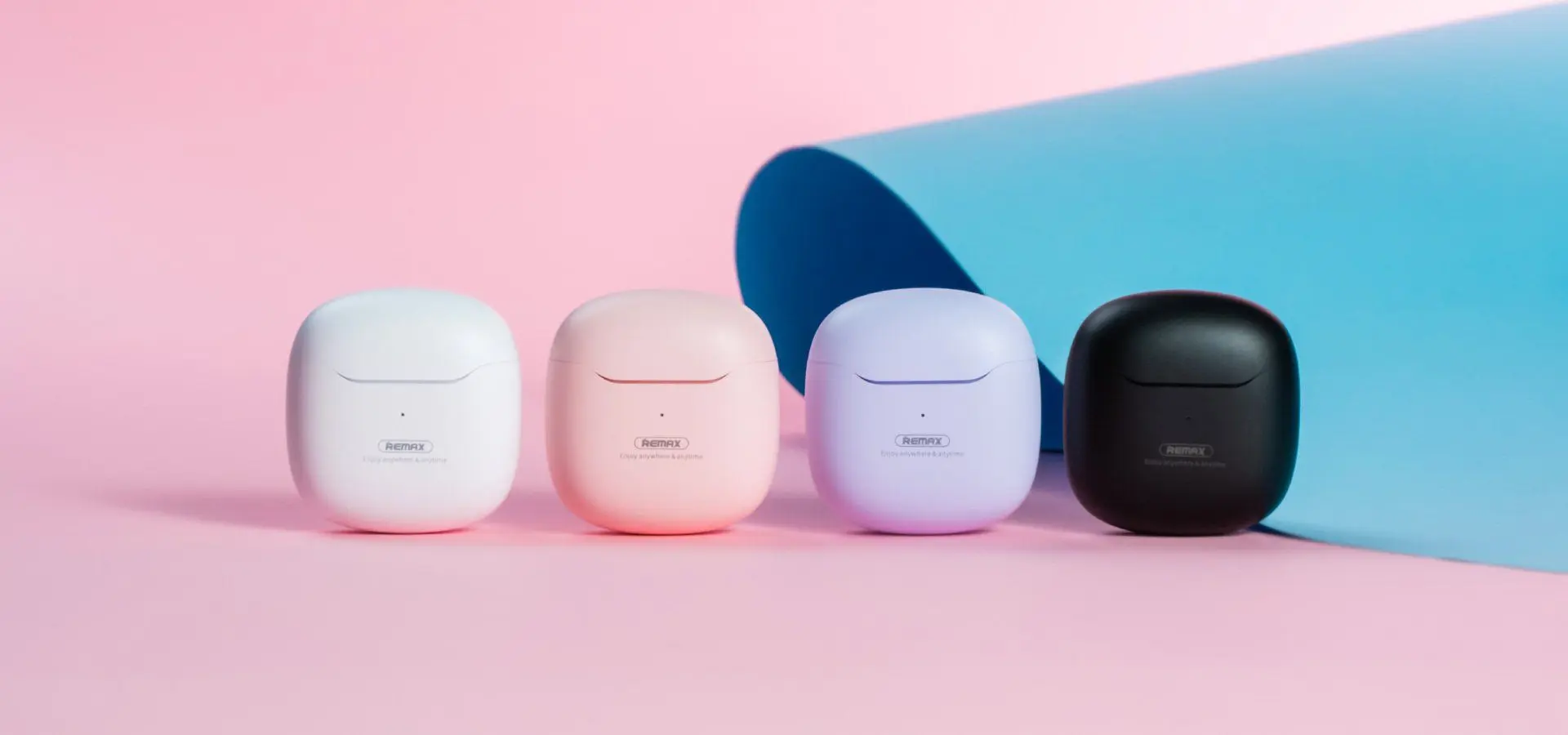Беспроводные наушники Remax Marshmallow Stereo TWS-19 (Pink) - 2
