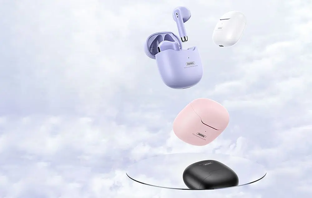 Беспроводные наушники Remax Marshmallow TWS-19 (White) - 3