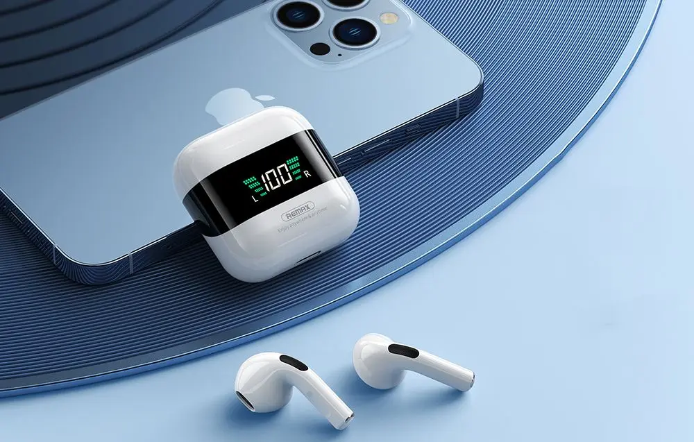 Беспроводные наушники Remax TWS-10PLUS (White) - 3