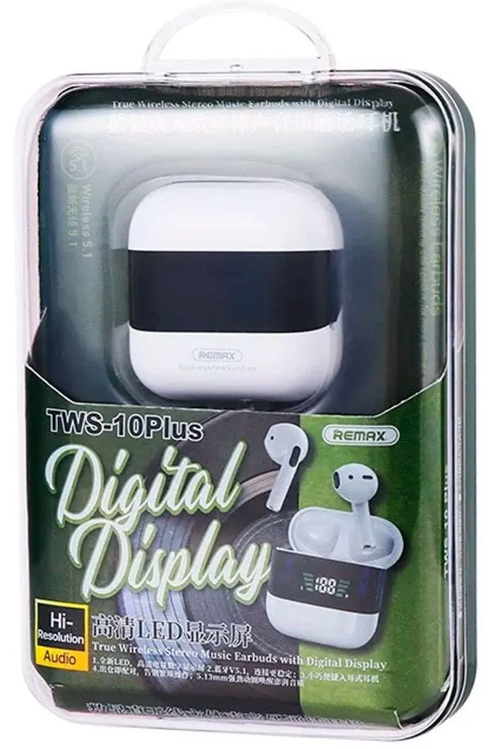 Беспроводные наушники Remax TWS-10PLUS (White) - 5