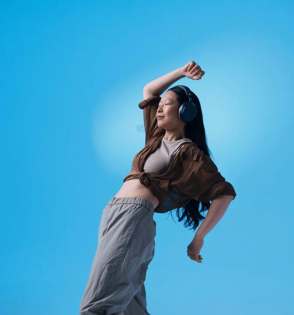 Casti fara fir Sennheiser Momentum 4 (Denim)