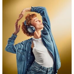 Casti fara fir Sennheiser Momentum 4 (Denim) Thumb